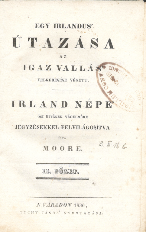 Egy Irlandus’ útazása az igaz vallás’ felkeresése végett I-II. - Image 2
