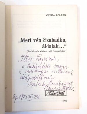 „Mert vén Szabadka áldalak…” (Emlékezés életem két korszakára)
