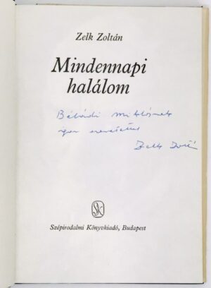 Mindennapi halálom (Versek)