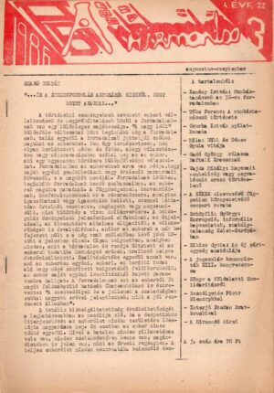 AB Hírmondó 3. 4. évfolyam 1986