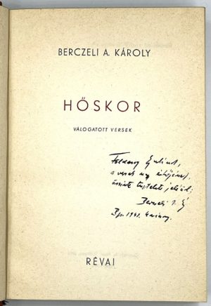 Hőskor – Válogatott versek.